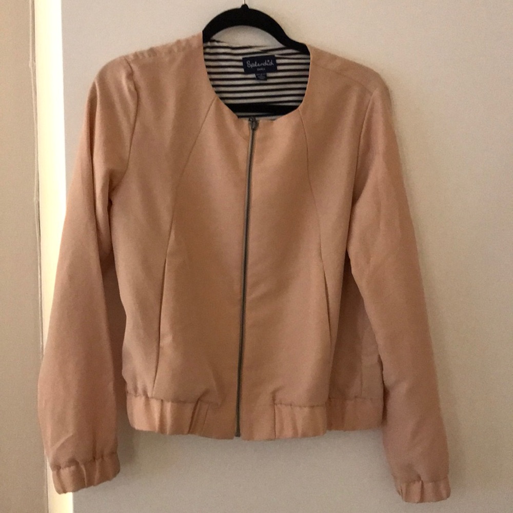Splendid Bomber like jacket in blush